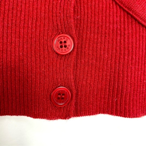 MARC Jacobs Patch-pockets Cardigan in Rose Red - Picture 6 of 8